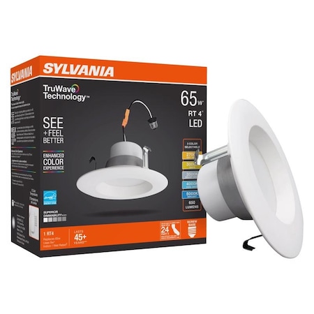 Sylvania Sylvania TruWave White LED Retrofit Recessed Lighting 65 W 62386